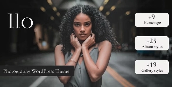 Ilo – Photography WordPress Theme 1.0.1