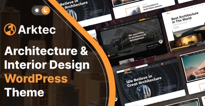 Arktec – Architecture & Interior WordPress Theme 1.0