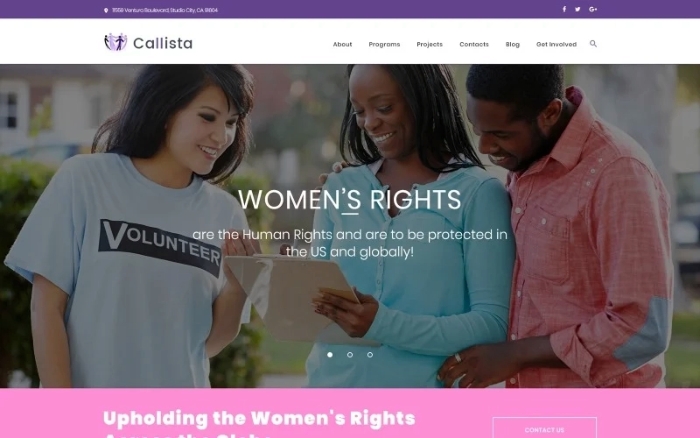 Callista – Charity & Fundraising WordPress Theme 1.0.0