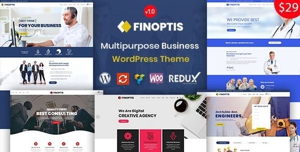 Finoptis – Multipurpose Business WordPress Theme 2.6.4