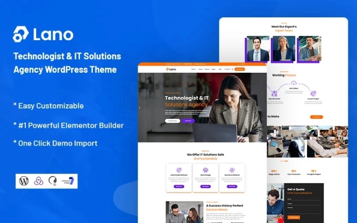 Lano – Technologist & IT Solutions Agency WP Theme 1.0.0