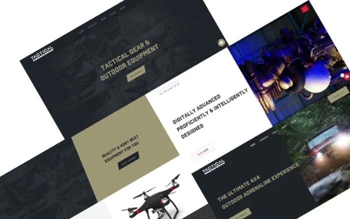 Tactical Dynamics Defence Security and Off Road WP Theme 1.1.0