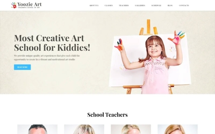 Yoozie – Children Art School WordPress Theme 1.0.0