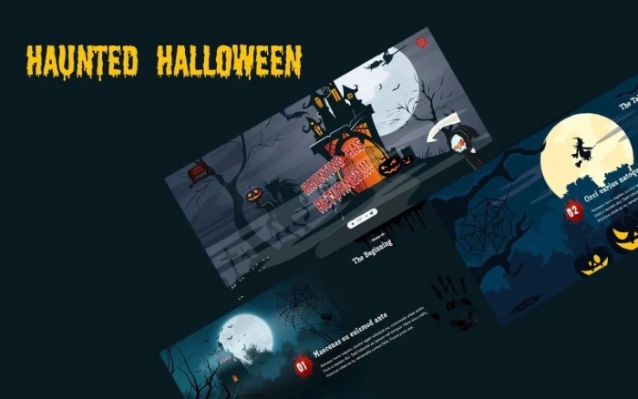 Haunted Halloween WordPress Theme 2023