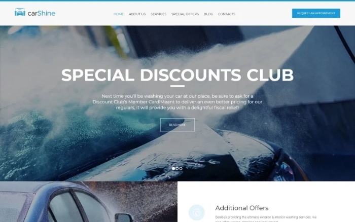CarShine – Car Wash WordPress Theme 1.0.0