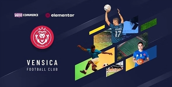 Vensica – Football Club Manager Elementor Theme 1.0