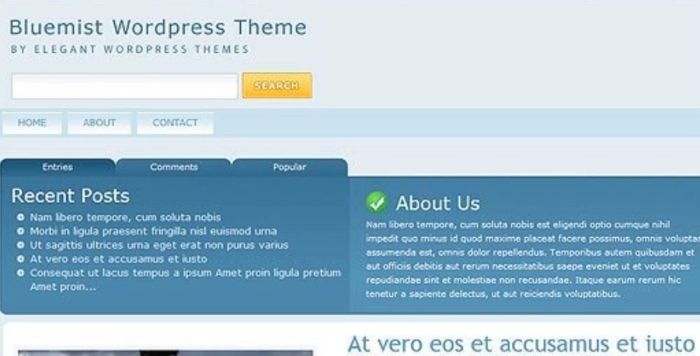 Elegant Themes BlueMist WordPress Theme 5.1.15
