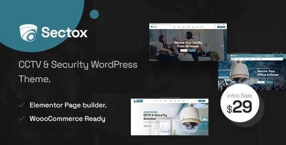 Sectox - CCTV & Security WordPress Theme 1.0.4