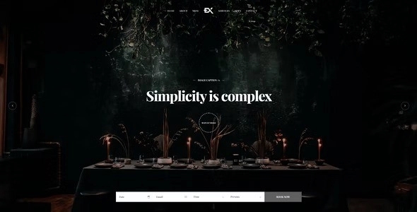 Dinex – One Page Restaurant WordPress Theme 1.0