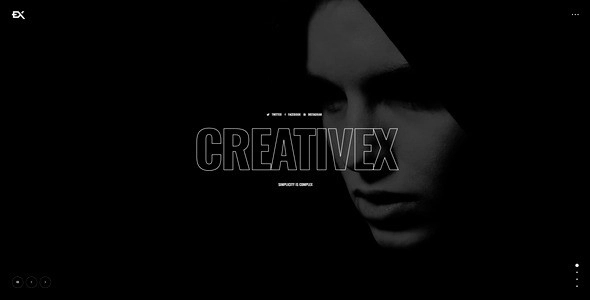 Creativex – A Bold Portfolio WordPress Theme 1.0