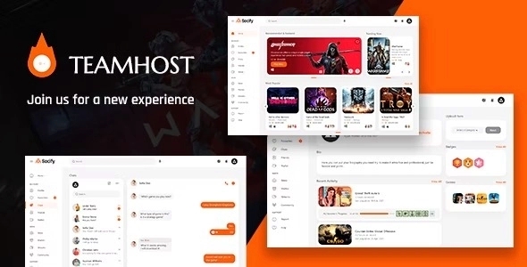 TeamHost - Gaming Community & Digital Marketplace 0.1.8