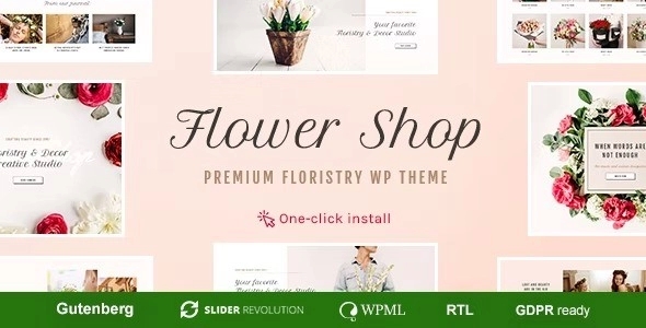 Flower Shop - Decoration Store and Floristic WP Theme 1.1.8