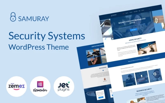 Samuray - Elementor-based security WordPress Theme 1.0.0