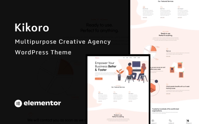Kikoro – Creative Agency WordPress Theme 1.0.0