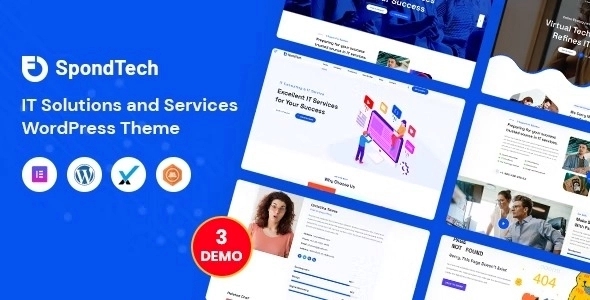 SpondTech – IT Solutions And Services WP Theme 1.0.1