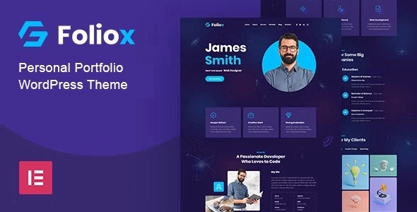 Foliox – Personal Portfolio WordPress Theme 1.0
