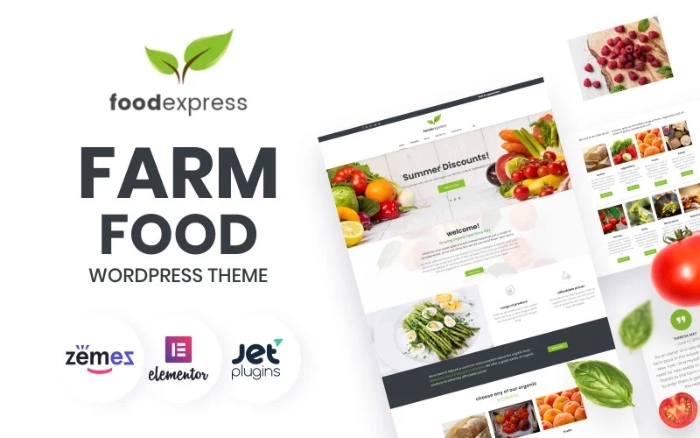Food Express – Agriculture & Farm WordPress Theme 1.0.1