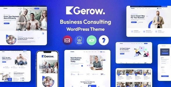 Gerow – Business Consulting WordPress Theme 1.0