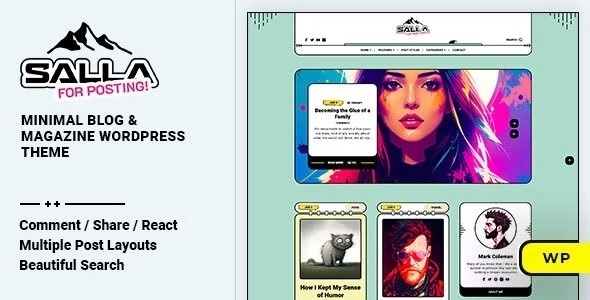 Salla β Blog & Magazine WordPress Theme 1.0.4
