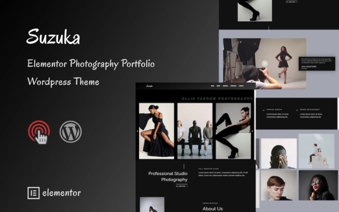 Suzuka – Minimal Portfolio and Photography WP Theme 1.0.0