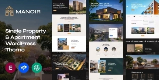 Manoir – Single Property & Apartment WordPress Theme 1.0.0