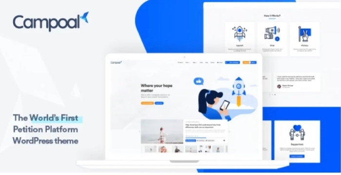 Campoal – Social Movement WordPress Theme 2.3.10