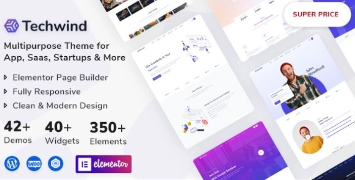 Techwind – Multipurpose Landing Page WordPress Theme 1.0.2