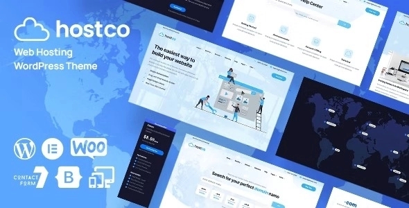 Hostco – Hosting Service WordPress Theme 1.0.0