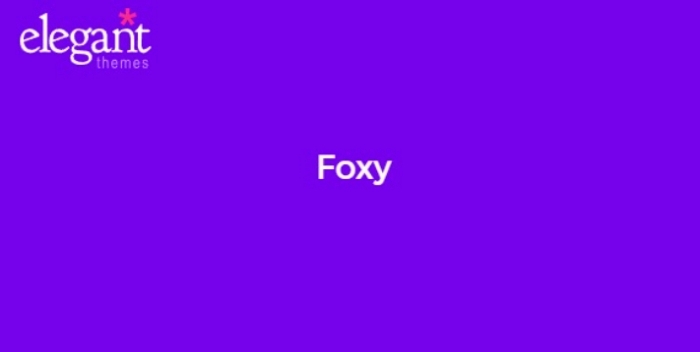 Elegant Themes Foxy 2.2.19