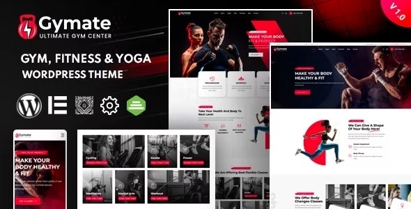 Gymat – Fitness and Gym WordPress Theme 1.7.0