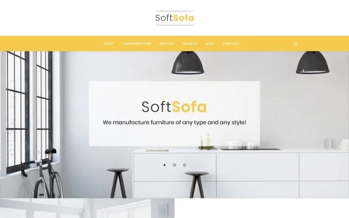 Soft Sofa – Furniture & Manufacturing Company WP Theme 1.0.0