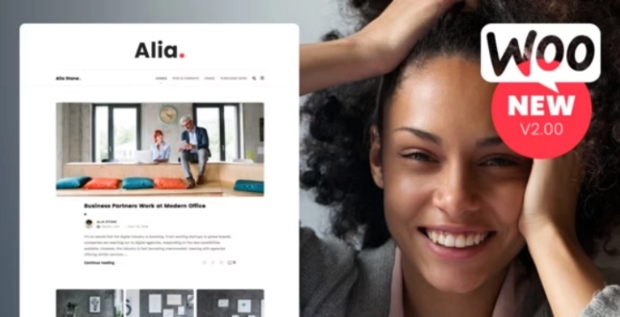 Alia – Minimal Personal Blog 2.01