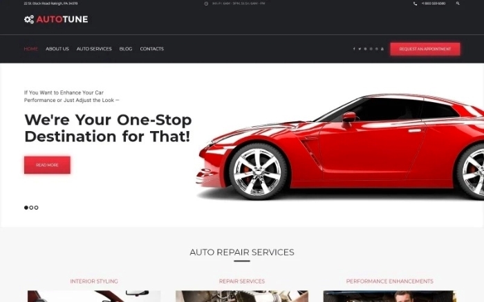 AutoTune - Car Tuning WordPress Theme 1.0.0