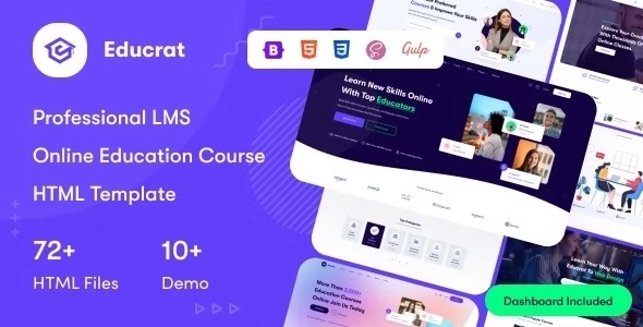 Educrat – Online Course Education WordPress Theme 1.0.18