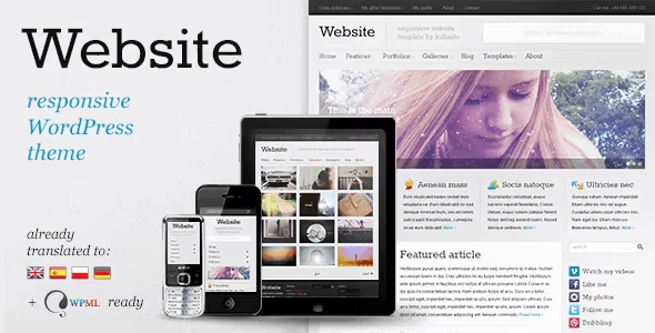 WEBSITE RESPONSIVE WORDPRESS THEME 6.0.2