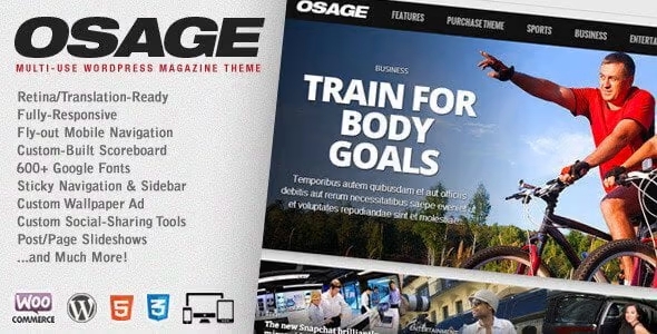 OSAGE MULTI-USE WORDPRESS MAGAZINE THEME 1.16.1