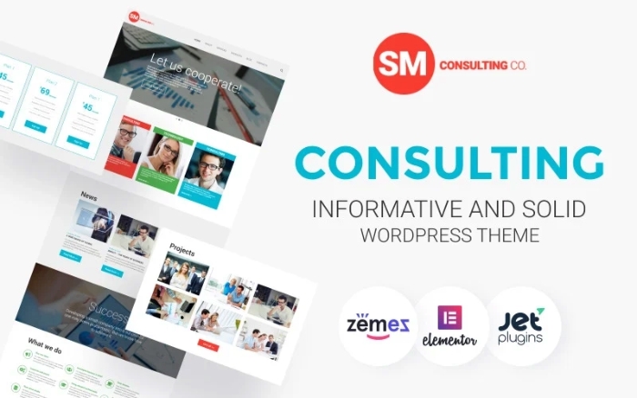 Consulting Co – Informative And Solid WordPress Theme 1.0.1