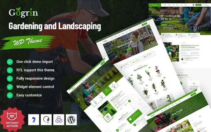 Gogrin – Gardening Plan WordPress Theme 1.0.0