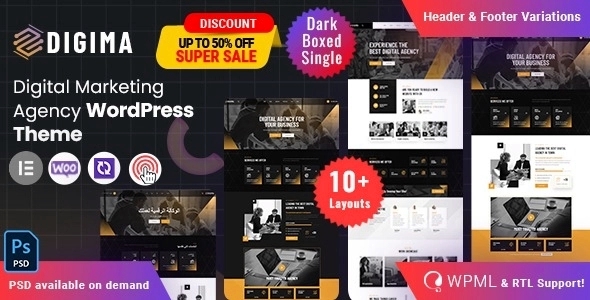 Digima – Creative Digital Agency WP Theme 1.3