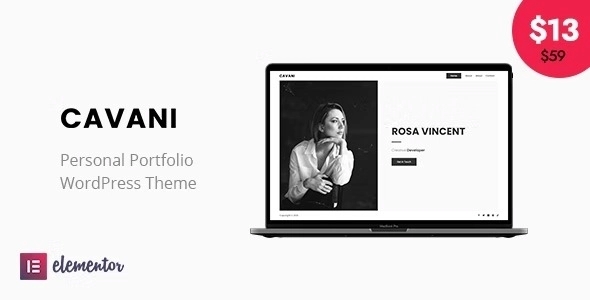Cavani – Personal Portfolio WordPress Theme 1.0.9