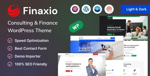 Finaxio – Consulting & Finance WordPress Theme 1.0.1