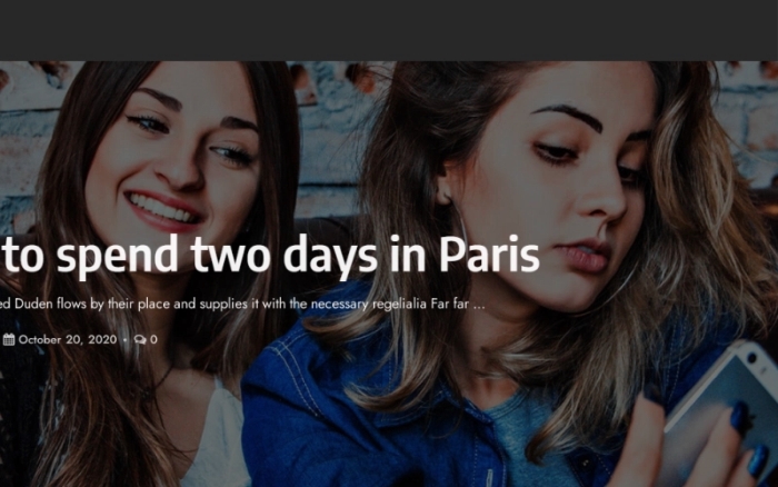 Bemag – Personal Blog WordPress Theme 1.0
