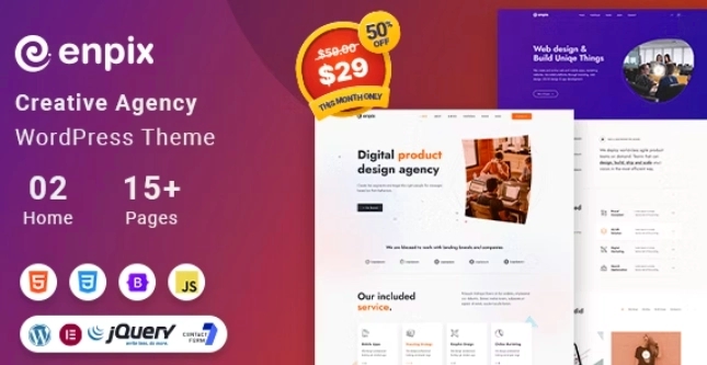 Enpix – Digital Agency Creative Portfolio Theme 1.0.2