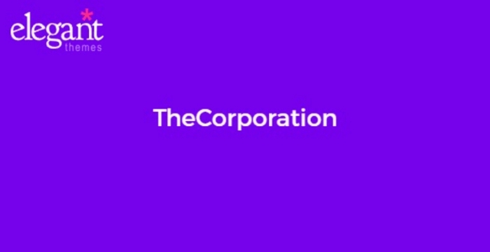 Elegant Themes TheCorporation 4.7.13