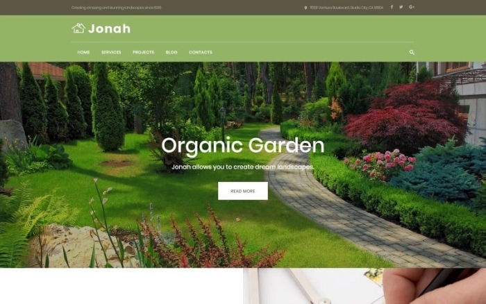 Jonah – Landscape Design and Lawn Mowing WP Theme 1.0.0