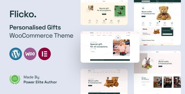 Flicko - Pesonalised Gifts WooCommerce WP Theme 1.0.2
