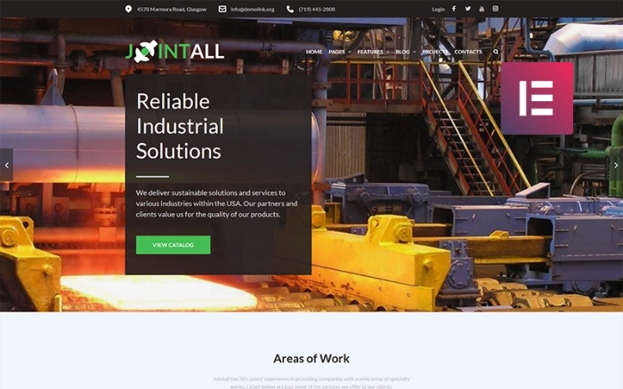 Jointall – Construction Company WordPress Elementor Theme 1.0.0
