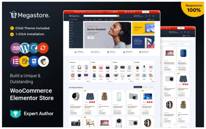 Megastore – Multipurpose Elementor WooCommerce 1.0.0