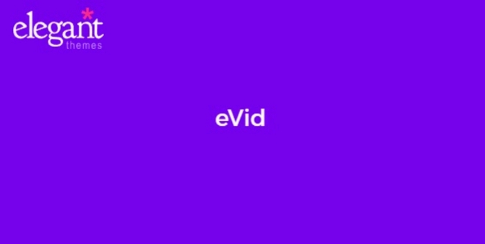 Elegant Themes eVid 4.6.13