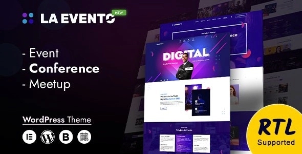 La Evento - An Organized Event WordPress Theme 1.0.1